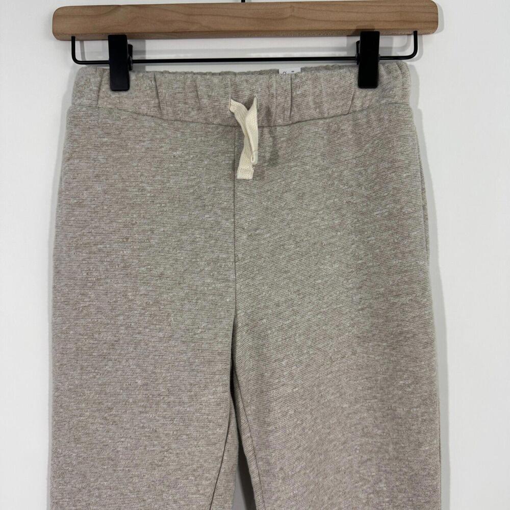 The Children’s Place Boy’s Size Medium 7/8 Beige Brown Fleece Jogger Pants New - Picture 2 of 6